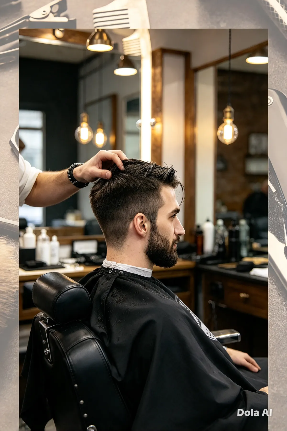 Textured slick back