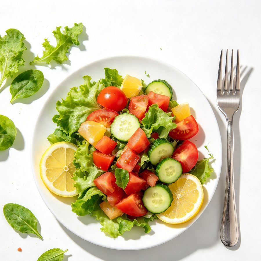 Salad sayur warna-warni